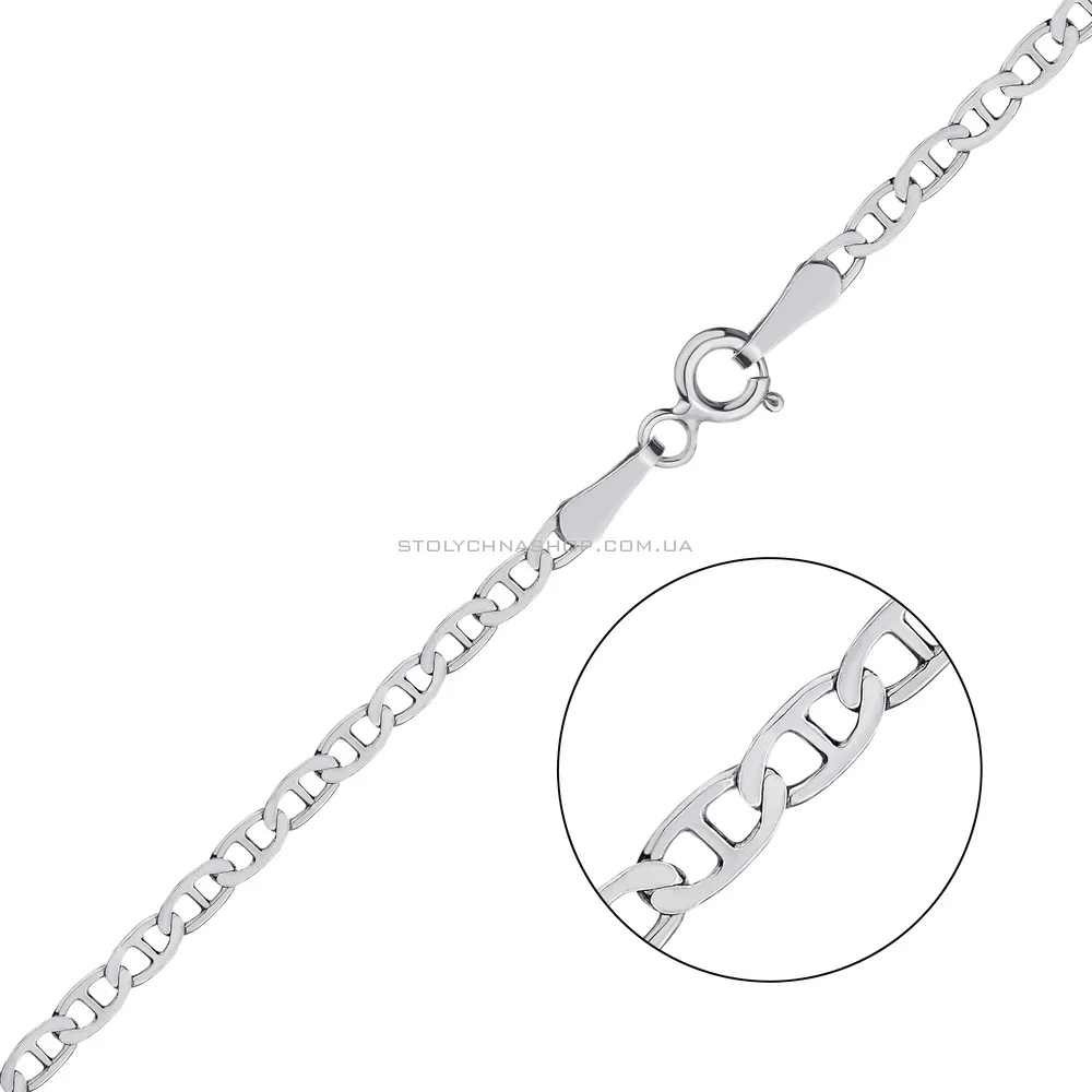 Ланцюг зі срібла плетіння Барлі (арт. 0300111дп) - цена