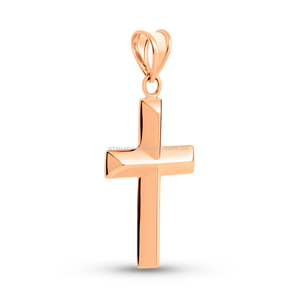 Золотий підвіс Хрестик (арт. 424798) - цена