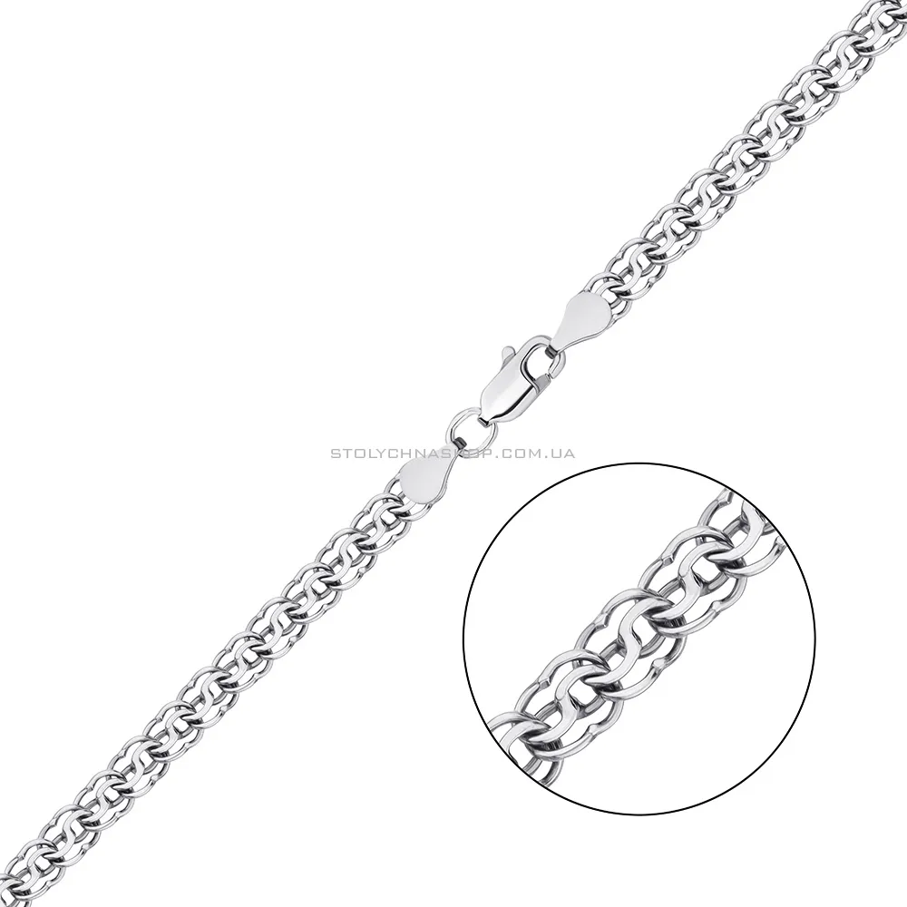 Срібний ланцюжок  плетінні Струмочок  (арт. 03013426ч) - цена