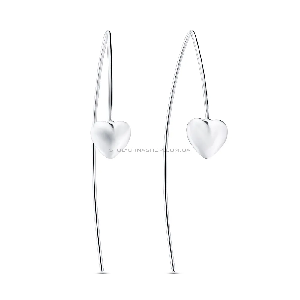 Срібні сережки скоби Trendy Style (арт. 7502/3189) - цена