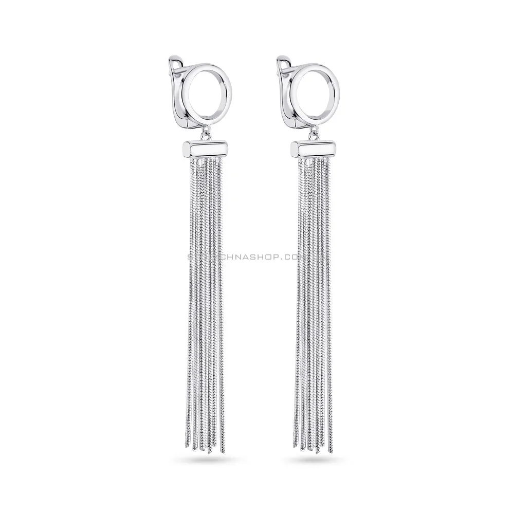Срібні сережки Trendy Style з довгими підвісками  (арт. 7502/4671) - цена