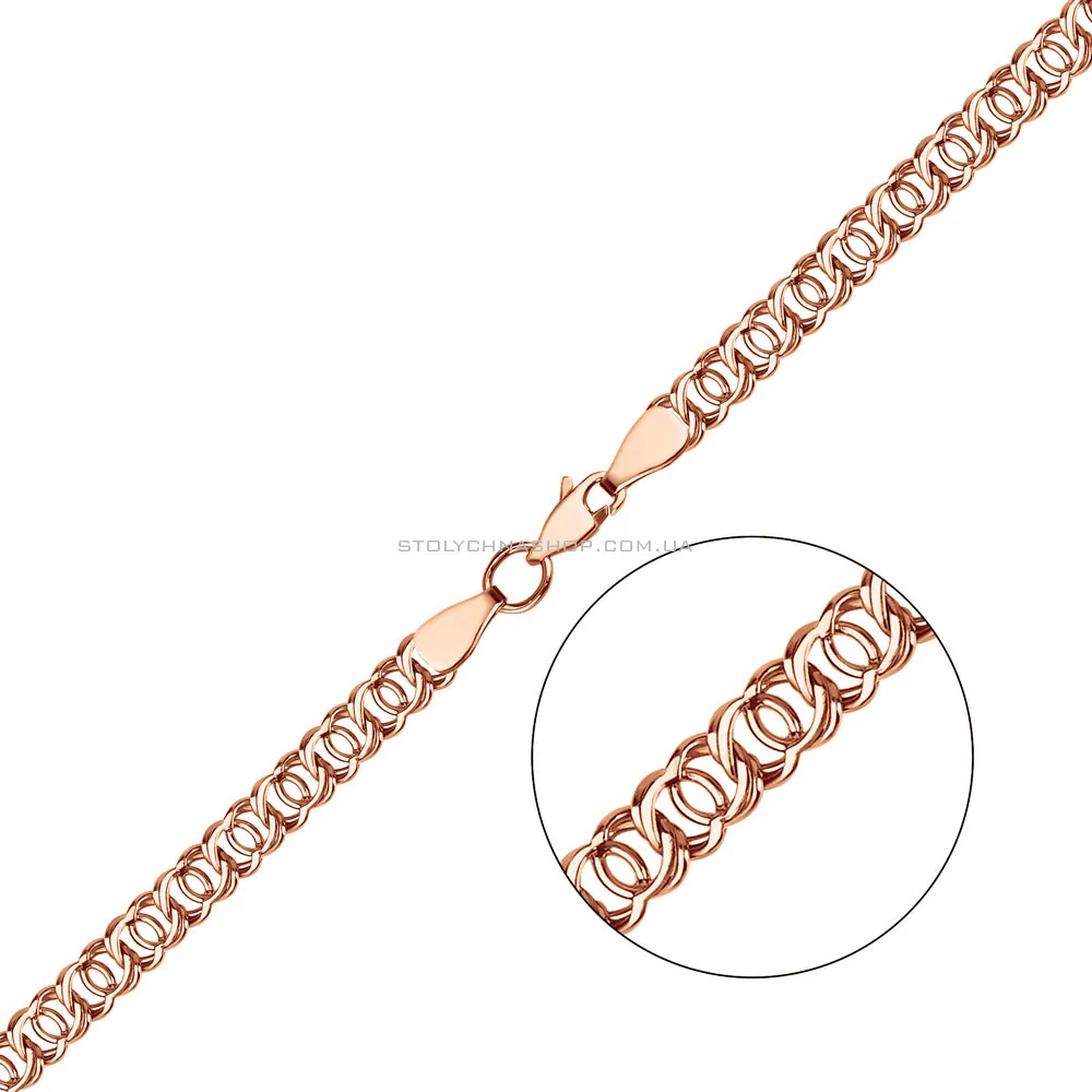 Золотий ланцюжок плетіння Бісмарк  (арт. Ц3013321) - цена
