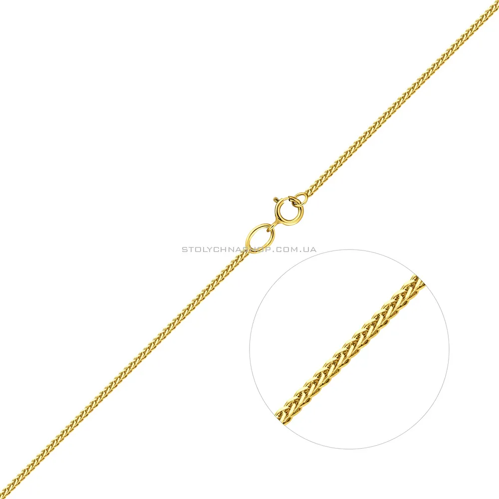 Золотая цепочка плетения Колосок (арт. ц303504ж) - цена