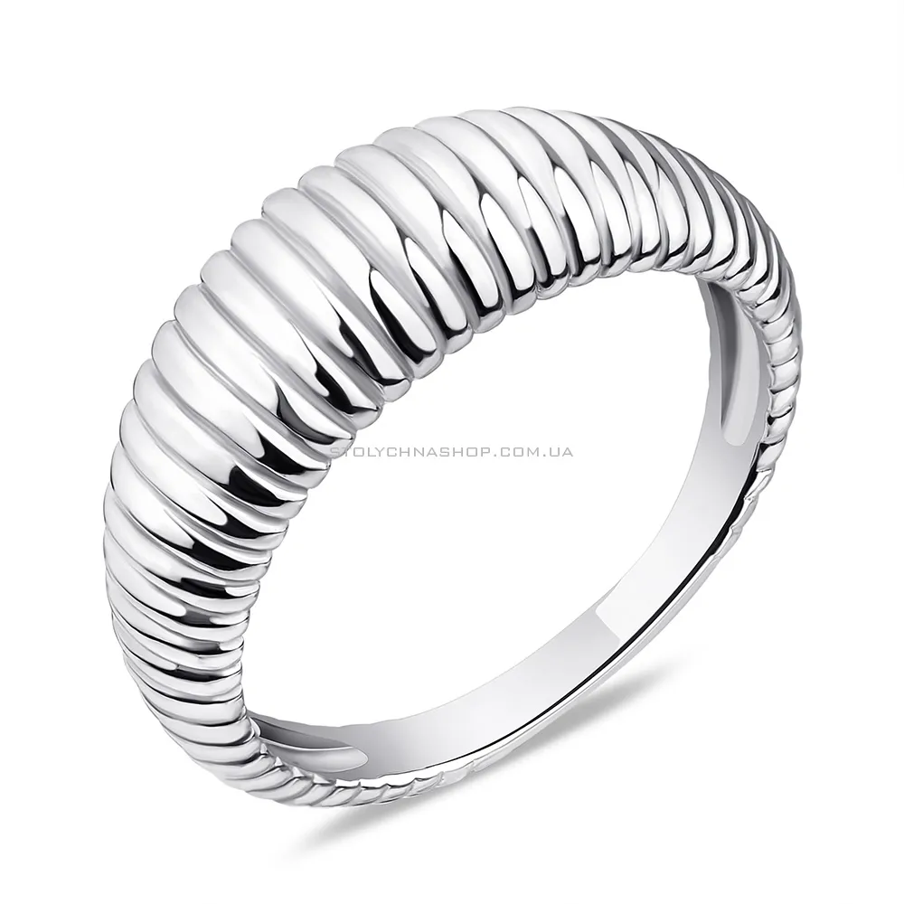 Серебряное кольцо без камней (арт. 7501/6534) - цена