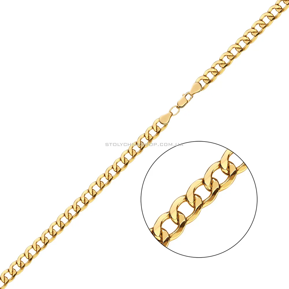 Золотий ланцюжок Панцирного плетіння (арт. 301021ж) - цена