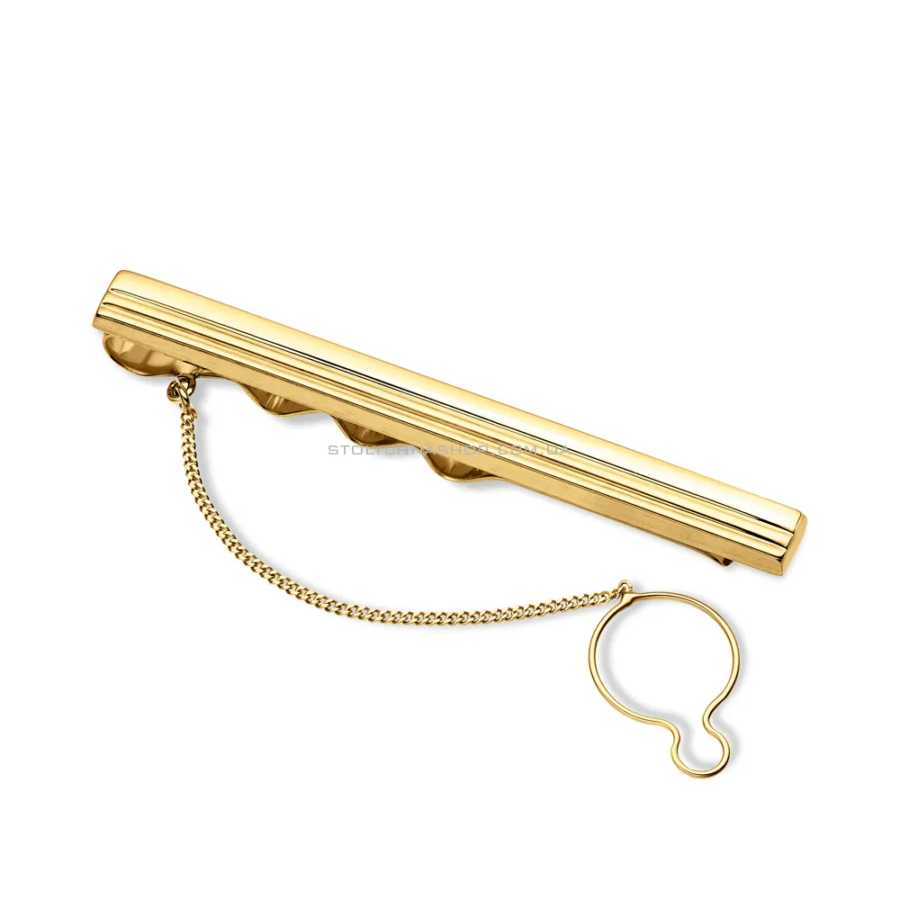 Затискач для краватки з жовтого золота (арт. 200076жм) - цена