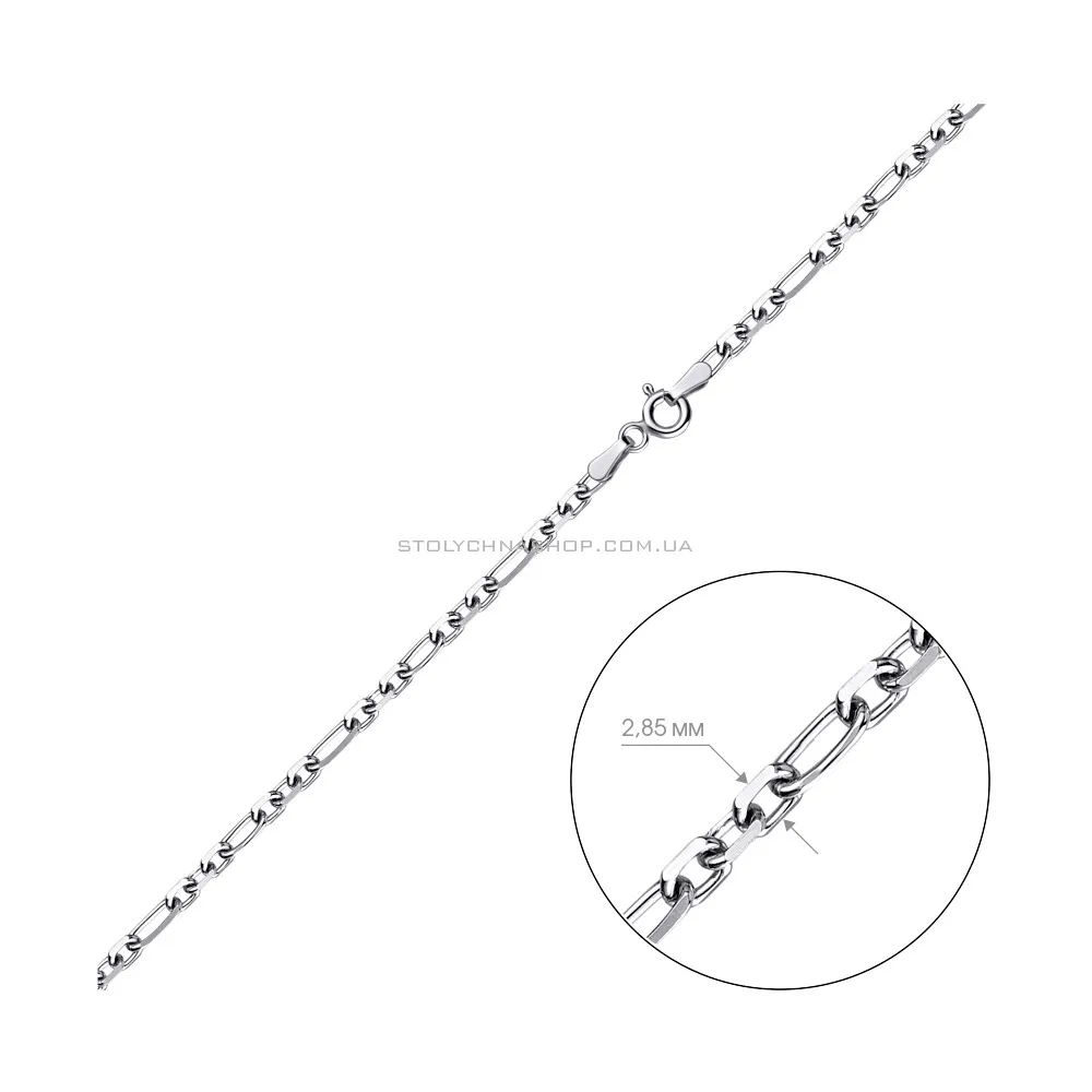 Срібний ланцюжок Якірного плетіння (арт. 03015707) - 2 - цена