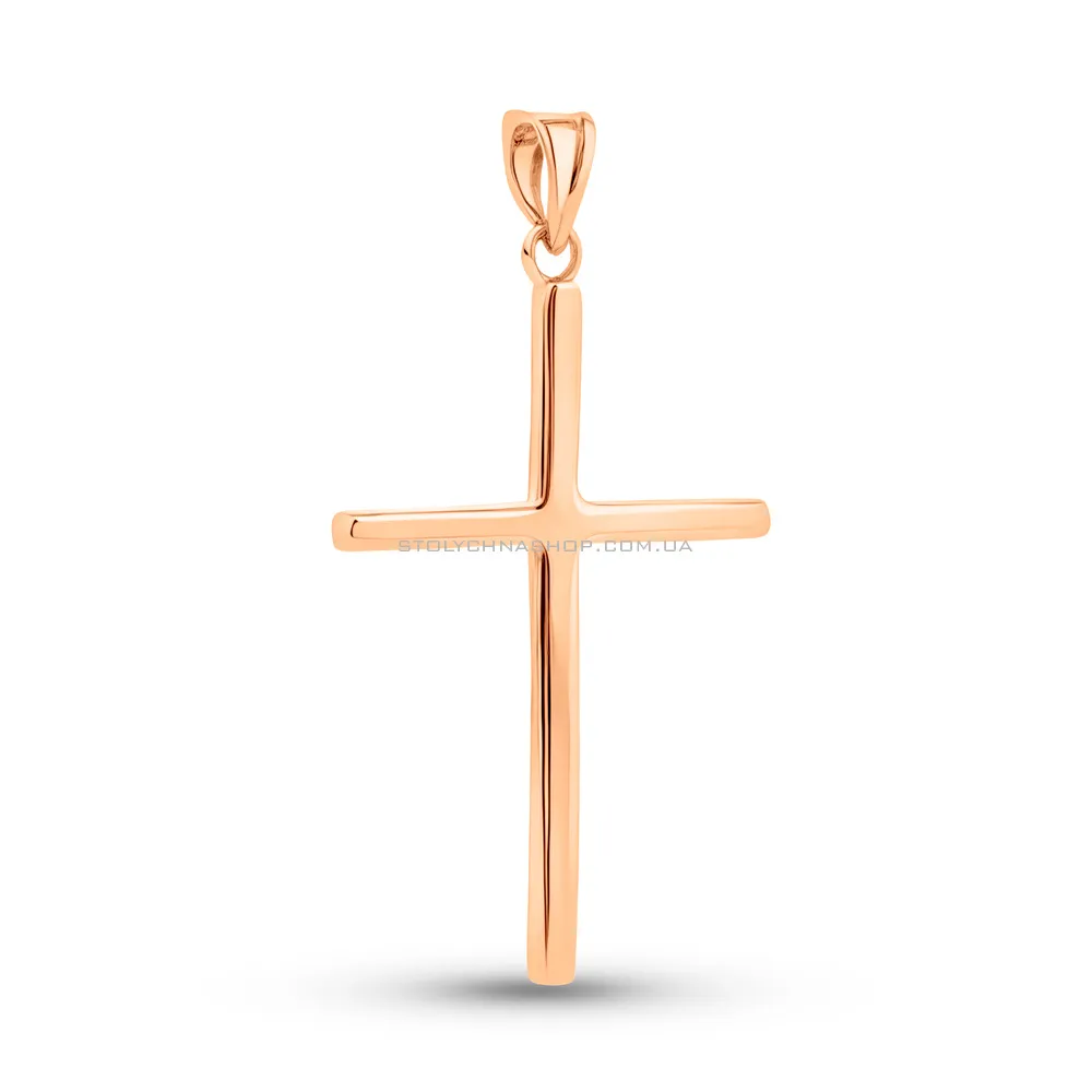 Хрестик з червоного золота (арт. 424797) - цена