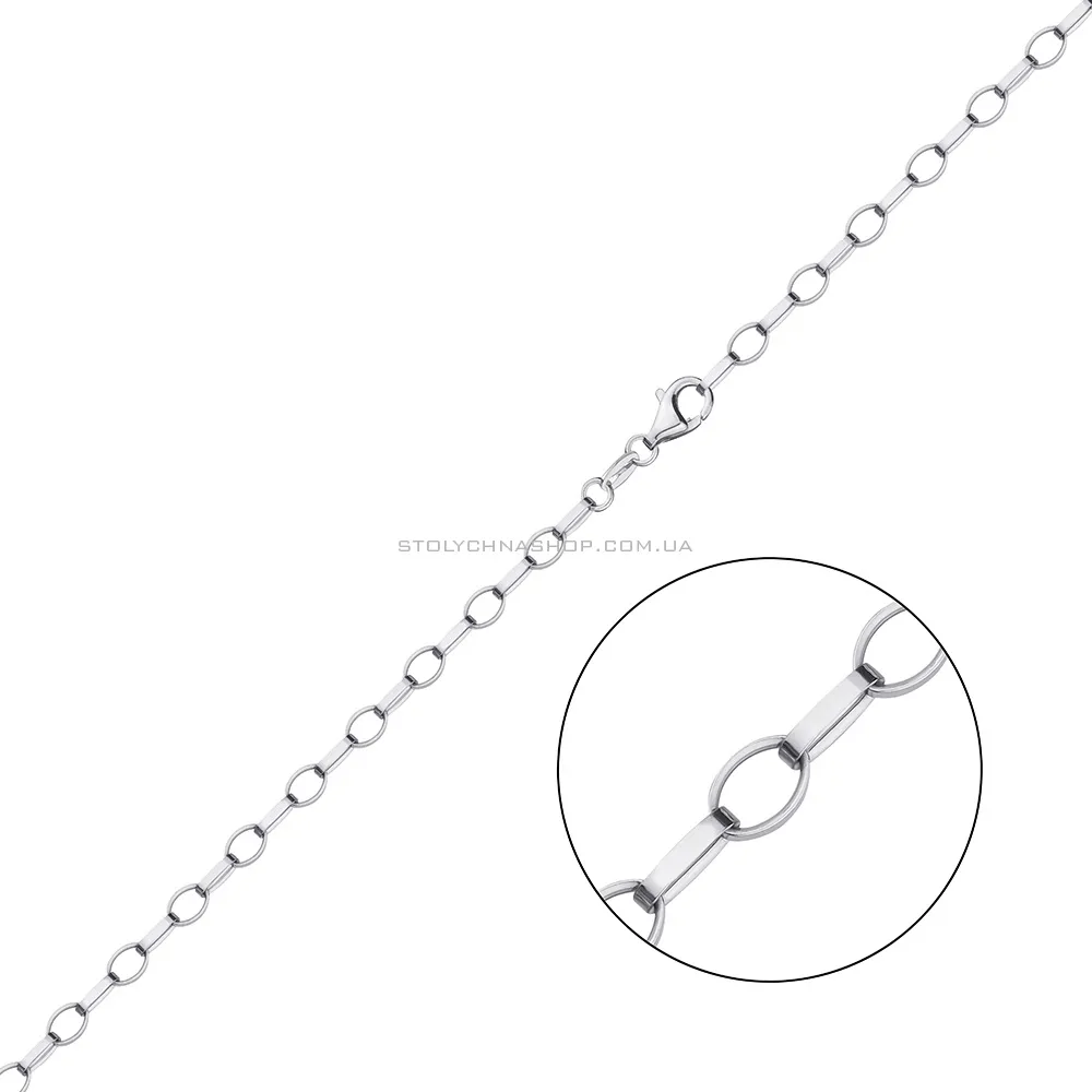 Срібний ланцюжок плетіння Якірне кругле  (арт. 0301913) - цена