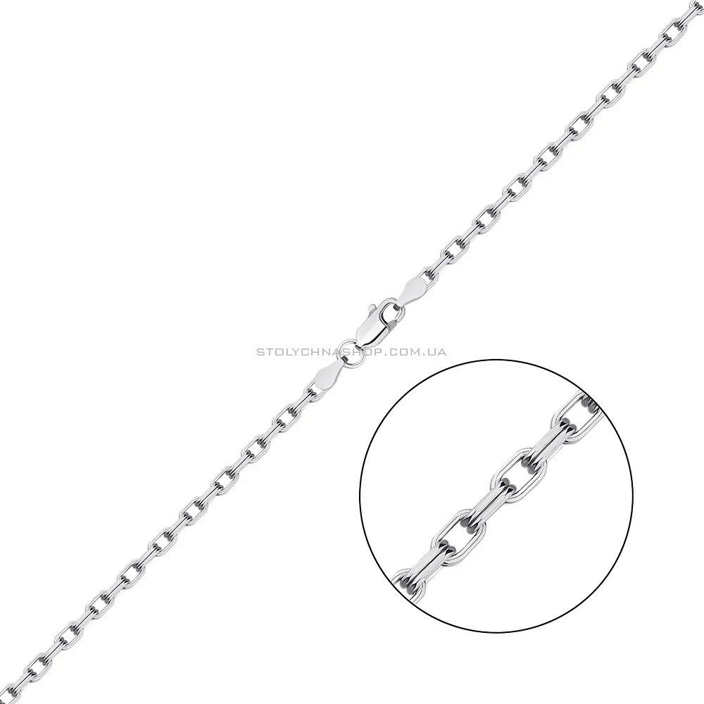 Ланцюг зі срібла плетіння Якірне подвійне (арт. 03021515) - цена