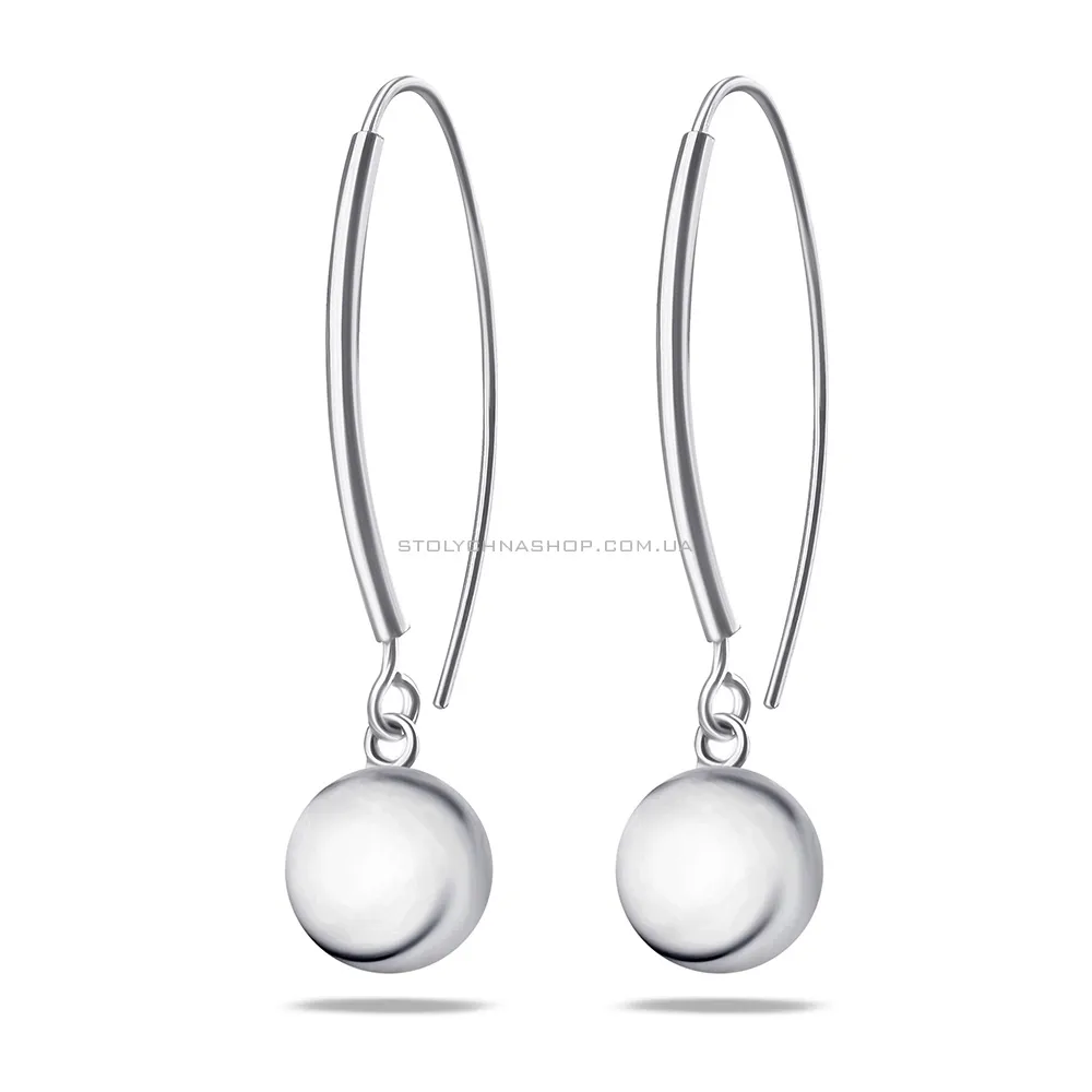 Срібні сережки з підвісками (арт. 7502/3376) - цена