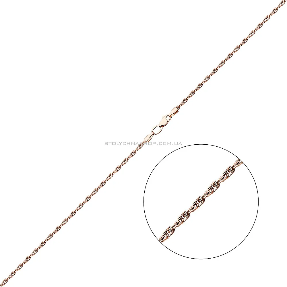 Золотий ланцюжок плетіння Мотузка (арт. 303302) - цена