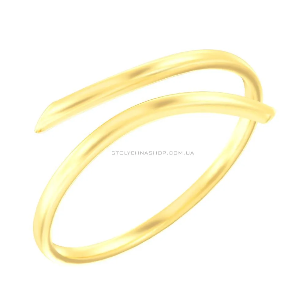 Незамкнена каблучка з жовтого золота (арт. 140950ж) - цена