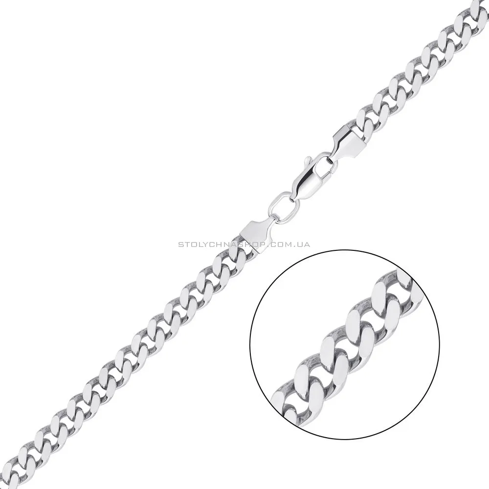 Срібний ланцюжок плетіння Панцирне (арт. 0301009дп) - цена