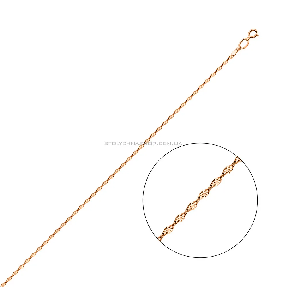 Золотий браслет плетіння Ребекка (арт. 318001)