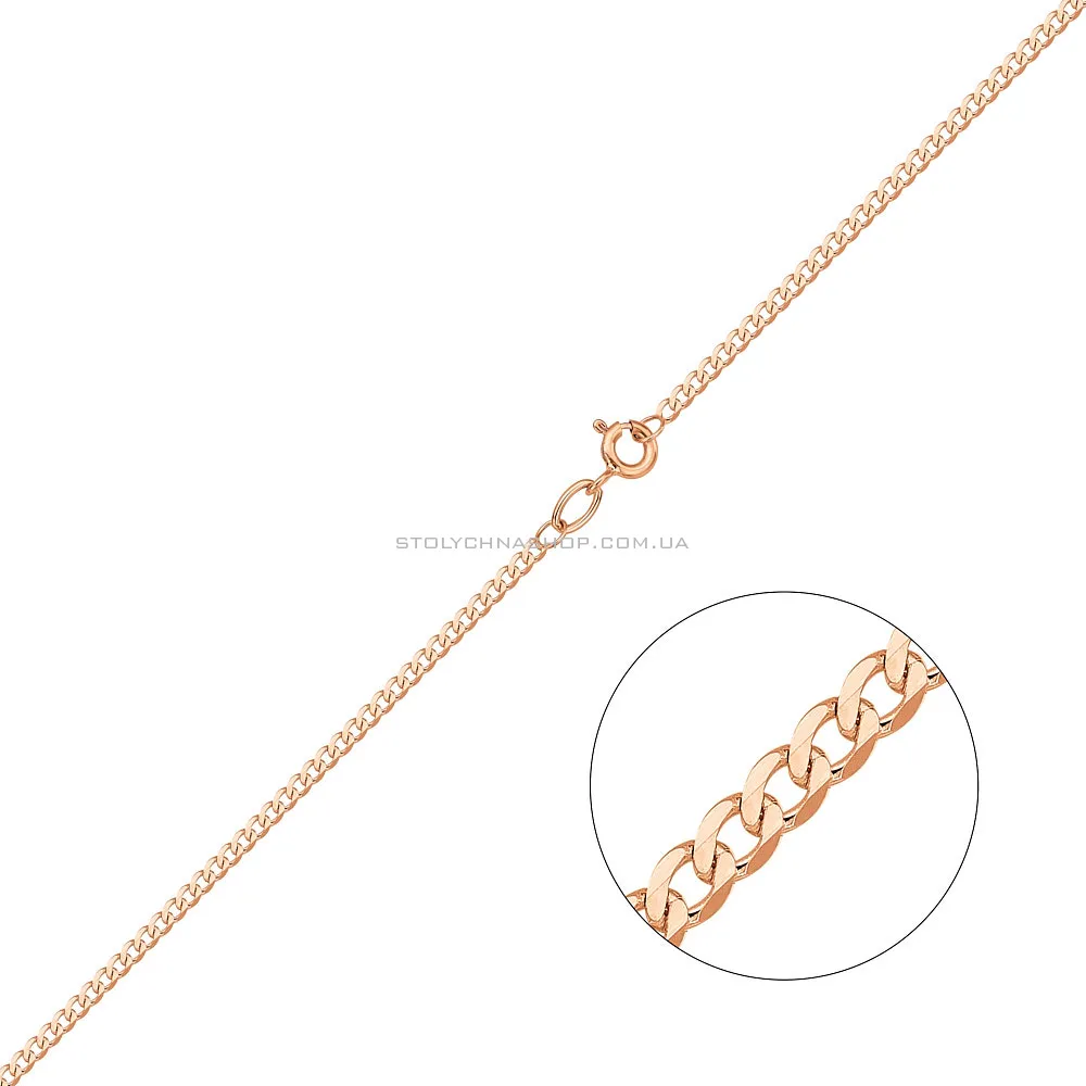 Золотий ланцюжок плетіння Панцирне (арт. ц301002п) - цена