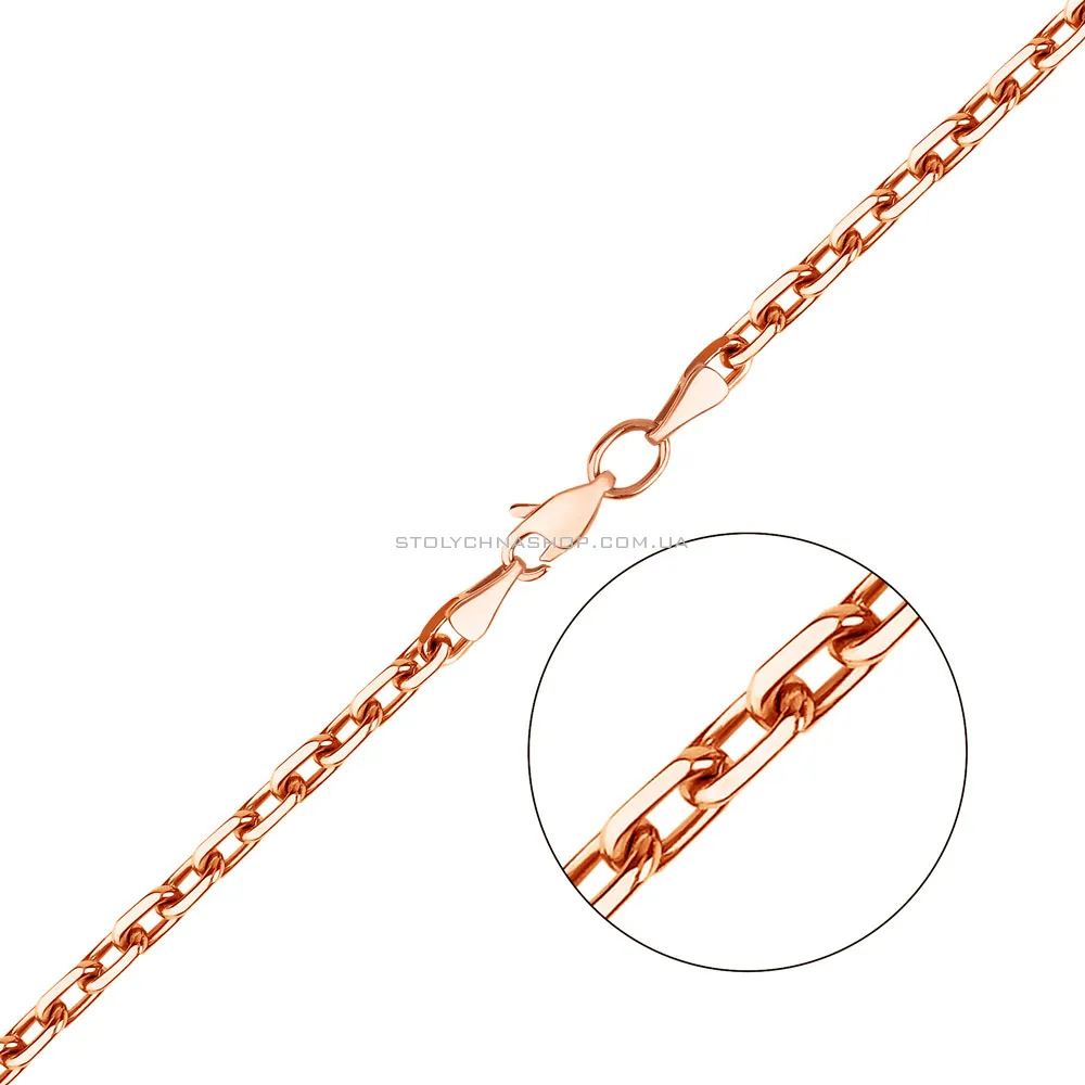 Золотая цепочка в Якорном плетении  (арт. ц306234) - цена