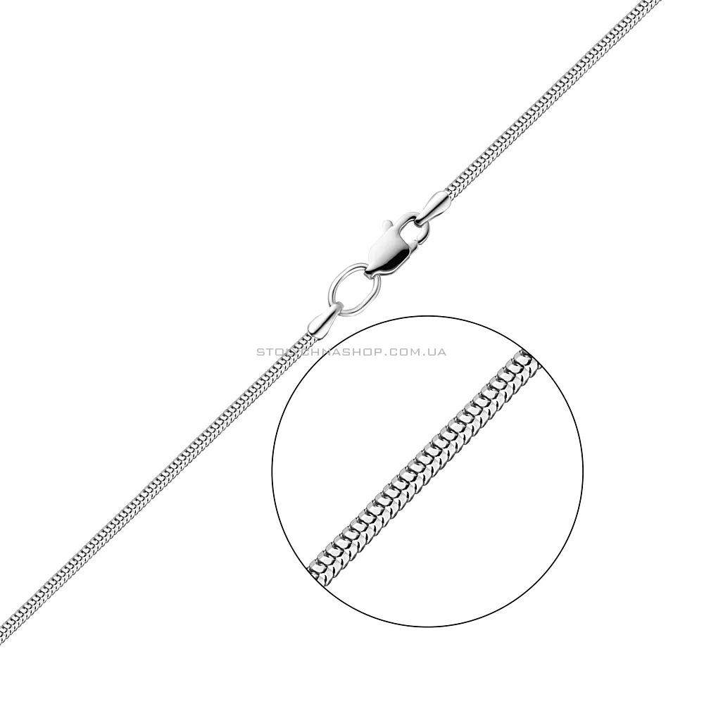 Срібний ланцюжок плетіння Снейк (арт. 0304205) - цена