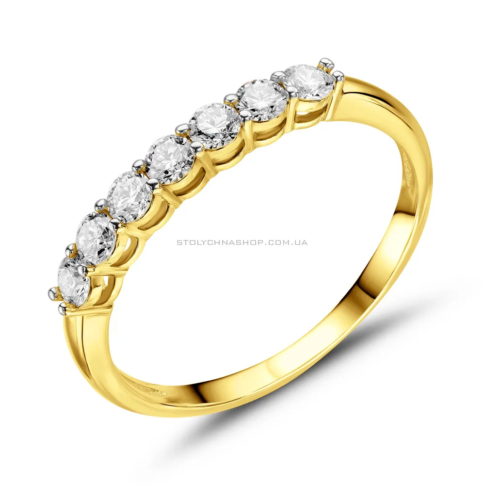 Золотое кольцо с бриллиантами (арт. 1190207203) - цена