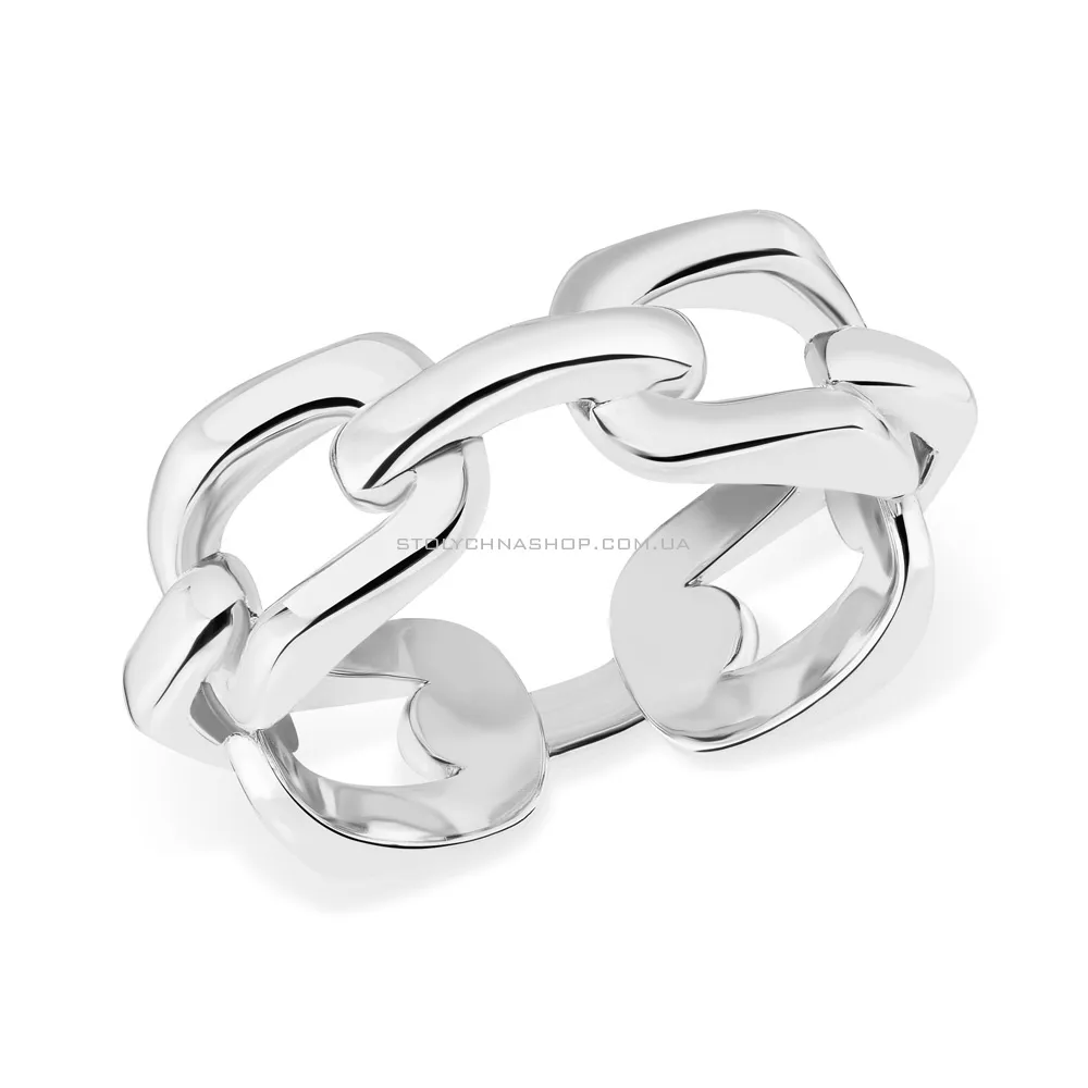 Каблучка зі срібла "Ланцюг" без каміння Trendy Style (арт. 7501/5615) - цена