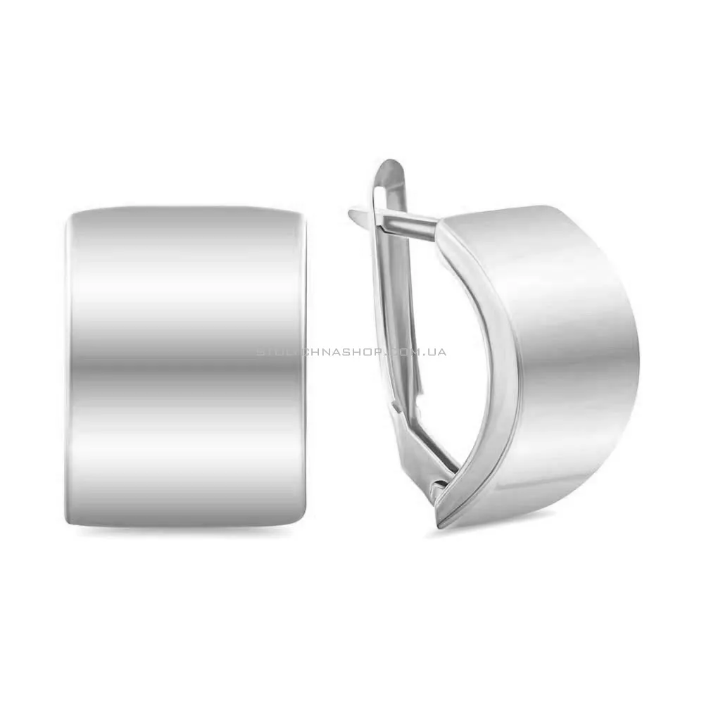 Срібні сережки без вставок  (арт. Х121400) - цена
