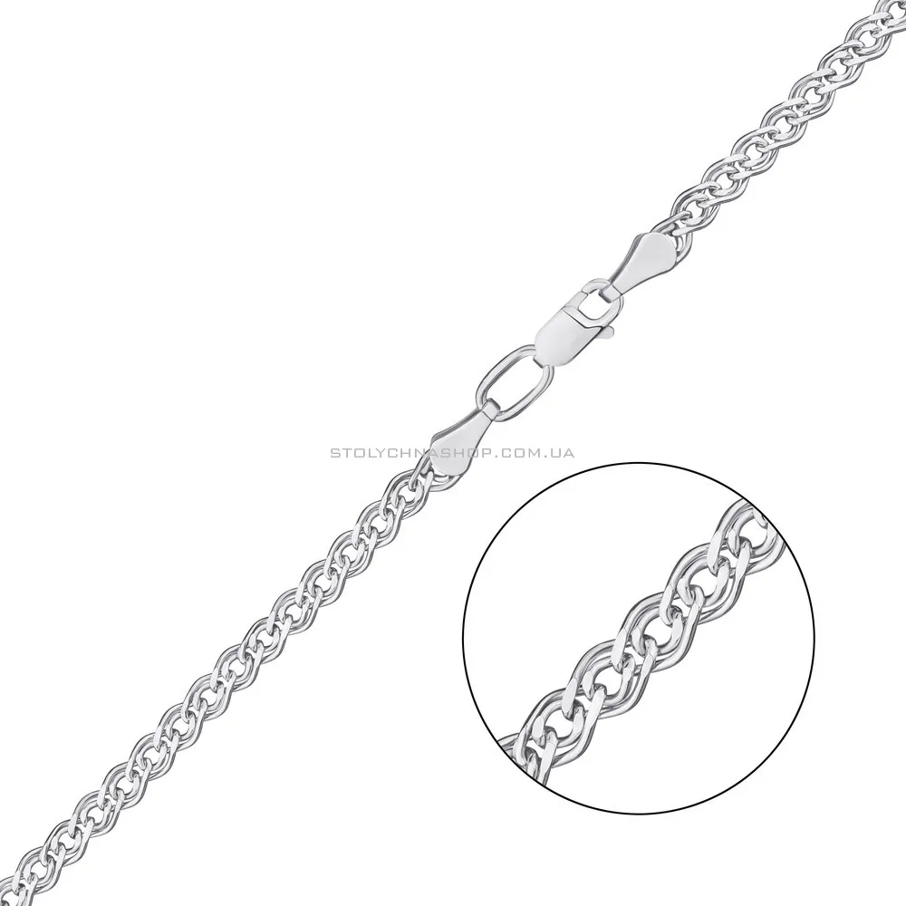 Срібний ланцюжок плетіння Нонна (арт. 7508/3-0309.50.2) - цена