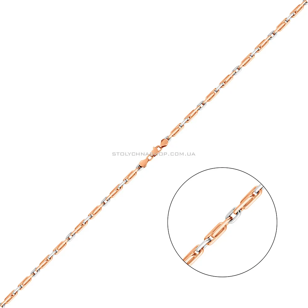 Золотий ланцюжок плетіння Якірне фантазійне (арт. ц306165Д) - цена