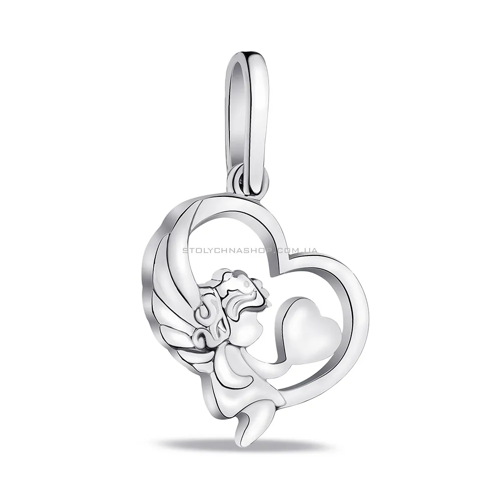 Срібний кулон Серце  (арт. 7503/39214р) - цена