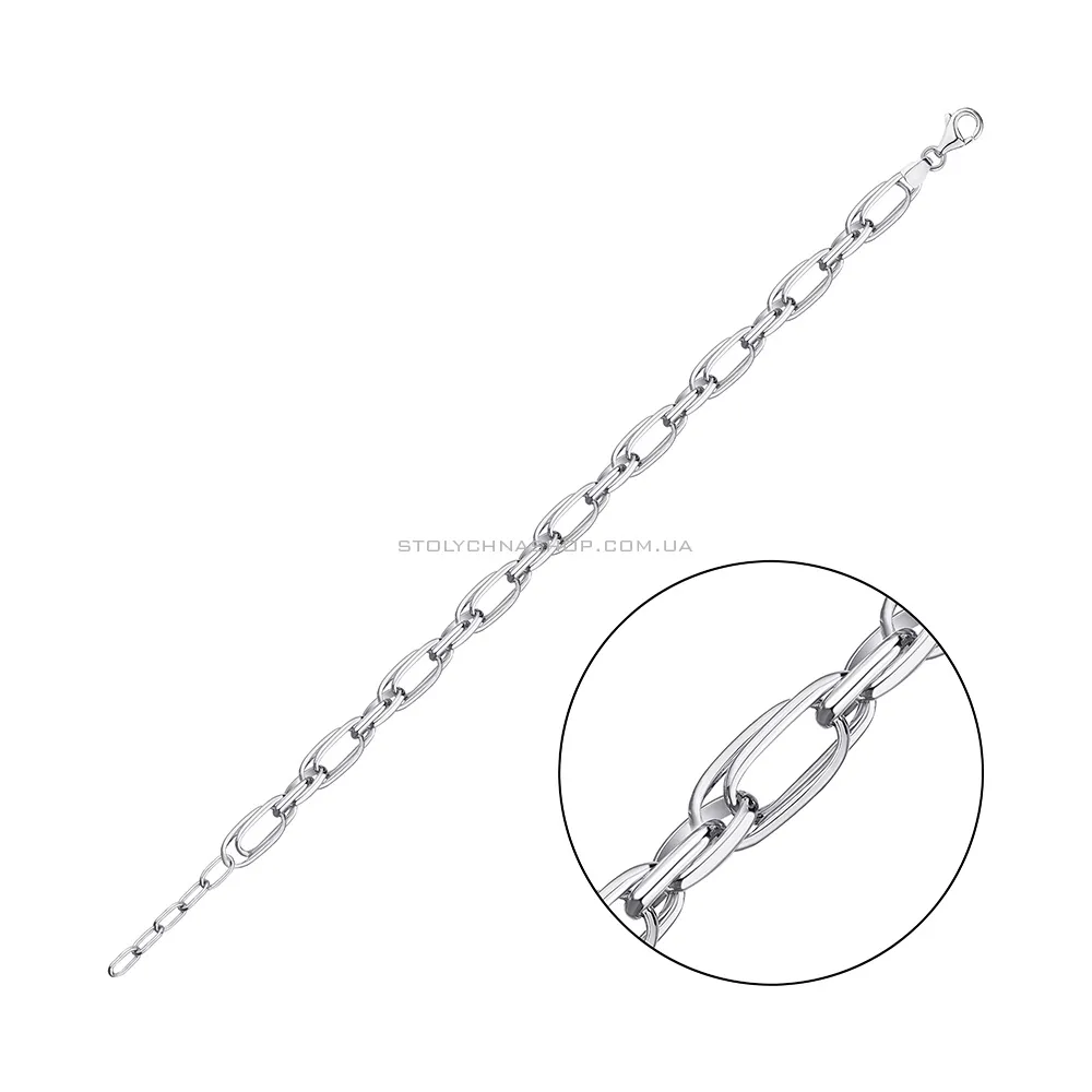 Срібний ланцюговий браслет (арт. 7509/2769) - цена