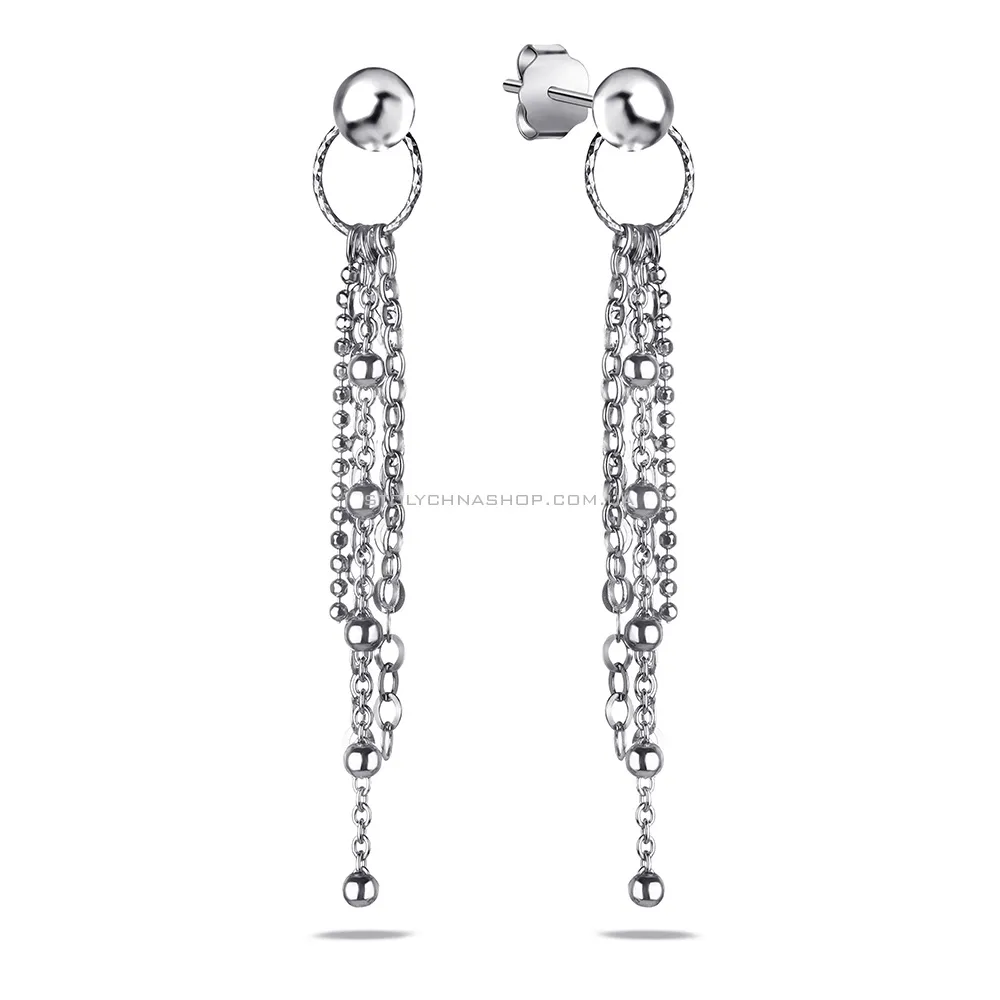 Срібні сережки-пусети Trendy Style (арт. 7518/5415) - цена