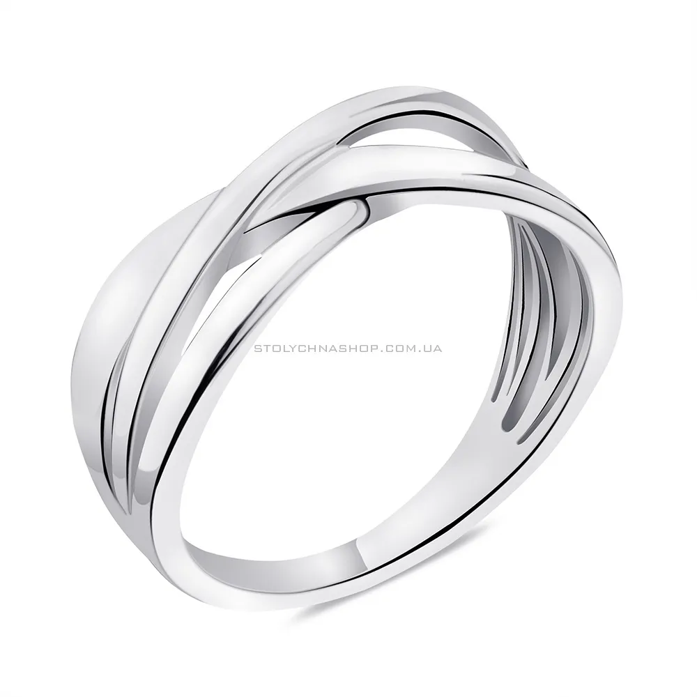Срібна каблучка без каменів (арт. 7501/6402) - цена