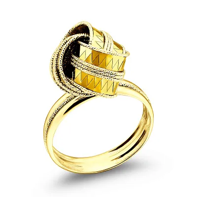 Золотое кольцо Francelli без камней (арт. 154338ж)