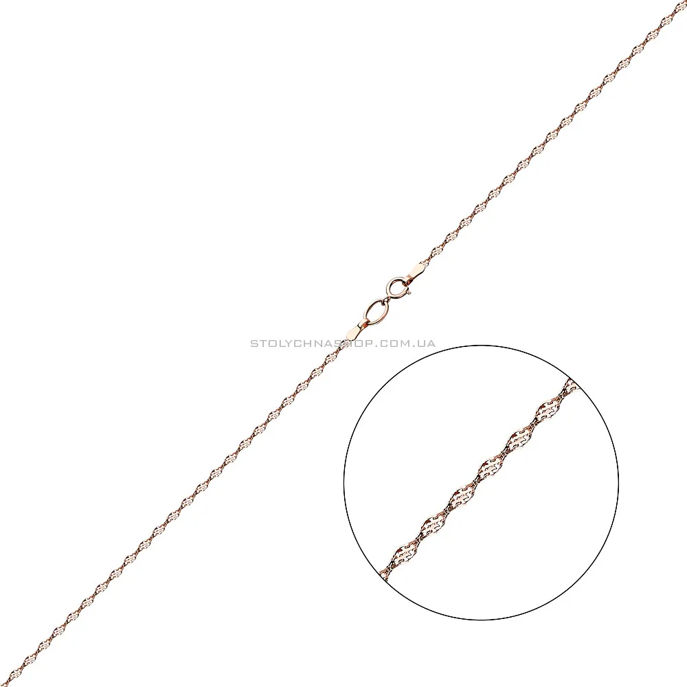 Золотая цепочка плетения Ребекка (арт. 308001р) - цена