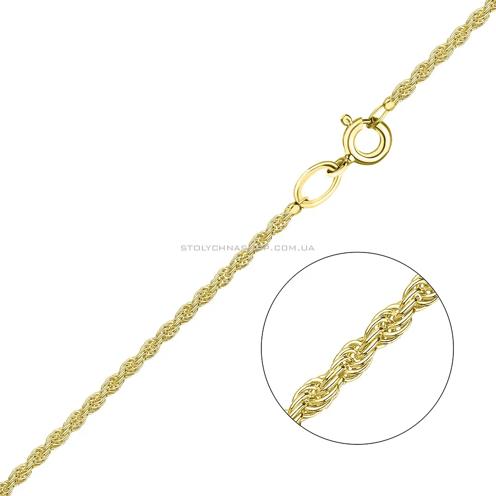 Золотий ланцюжок в плетінні Мотузка (арт. 301504ж) - цена