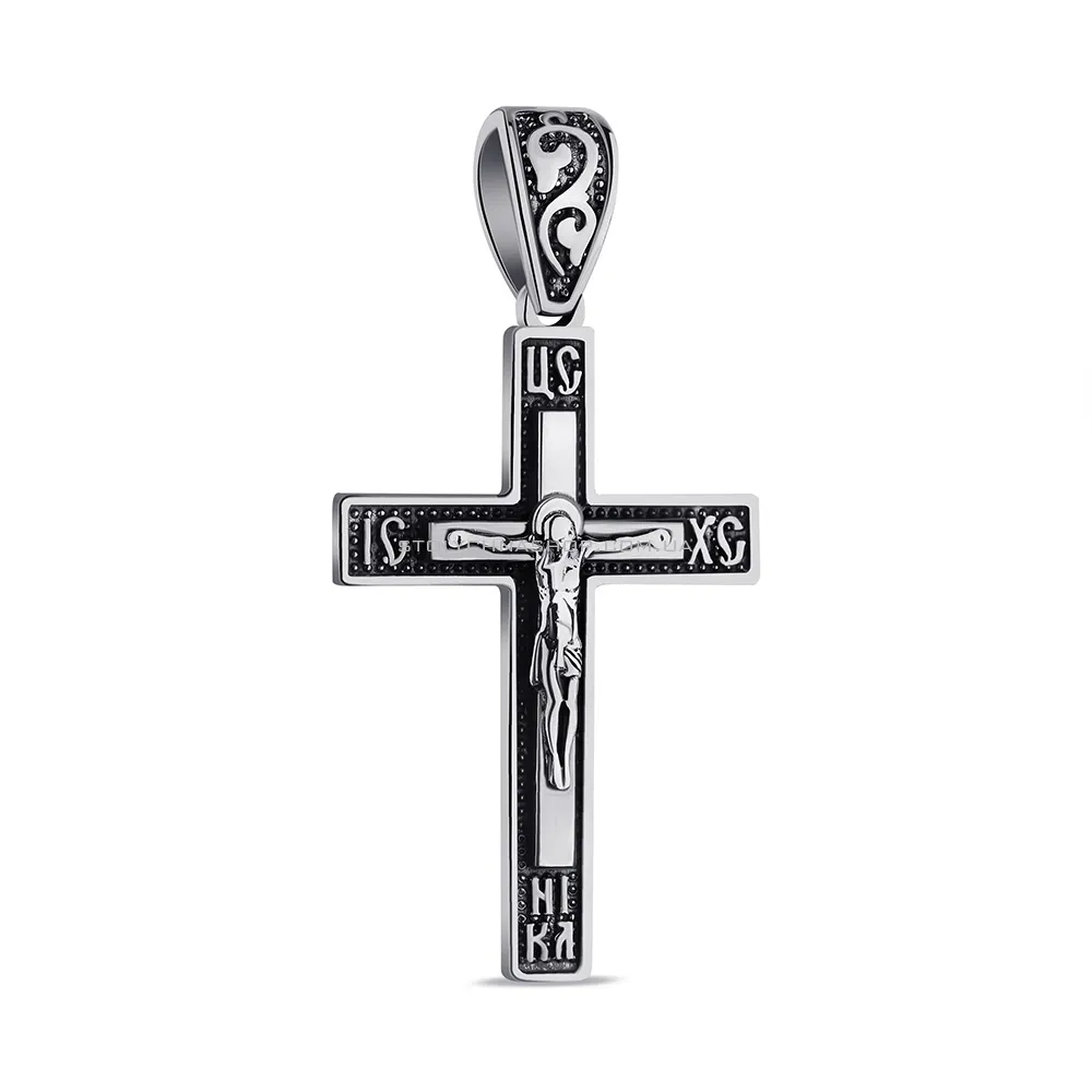 Срібний хрестик без каменів (арт. 7904/1150.10) - цена