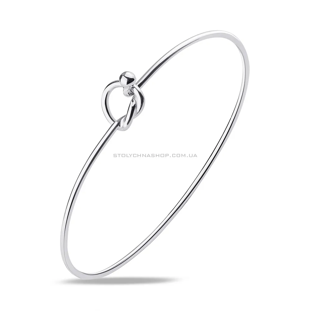 Жесткий браслет из серебра "Узелок" Trendy Style (арт. 7509/719) - цена
