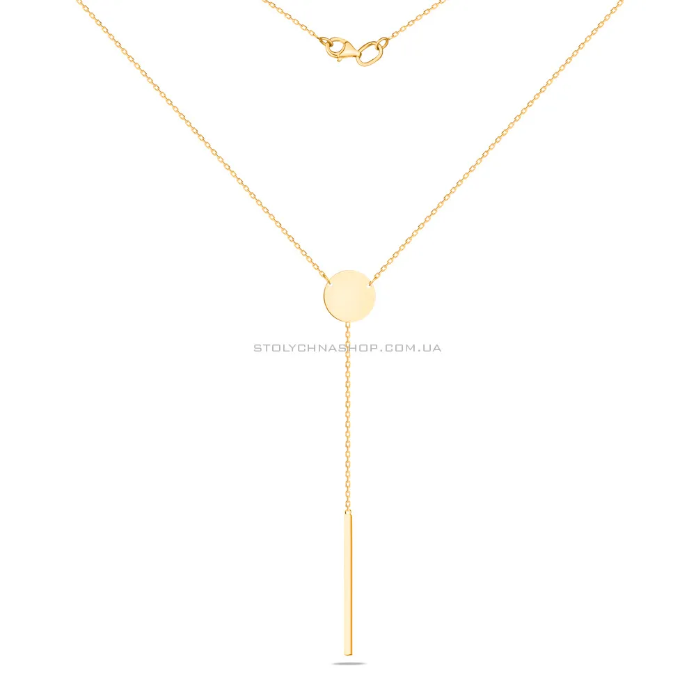 Кольє Сelebrity Chain з жовтого золота (арт. 351353/10ж) - 2 - цена