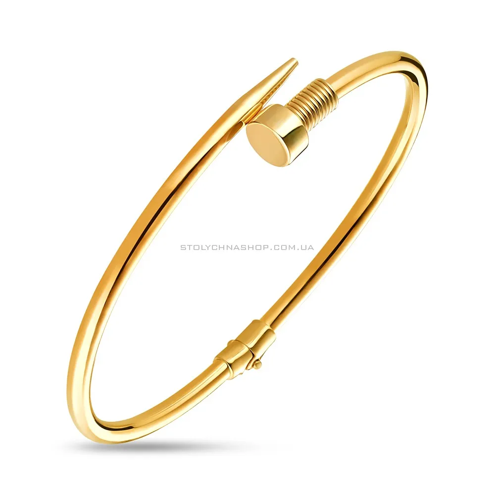 Золотий жіночий браслет у формі цвяха (арт. 322534ж) - цена