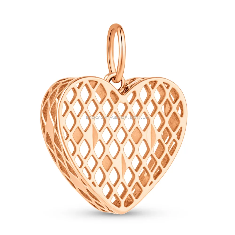 Золотий підвіс Серце (арт. 3005419101) - цена