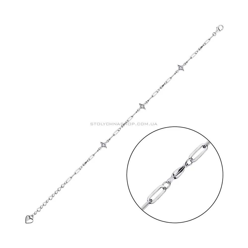 Срібний браслет (арт. 7509/3776) - цена