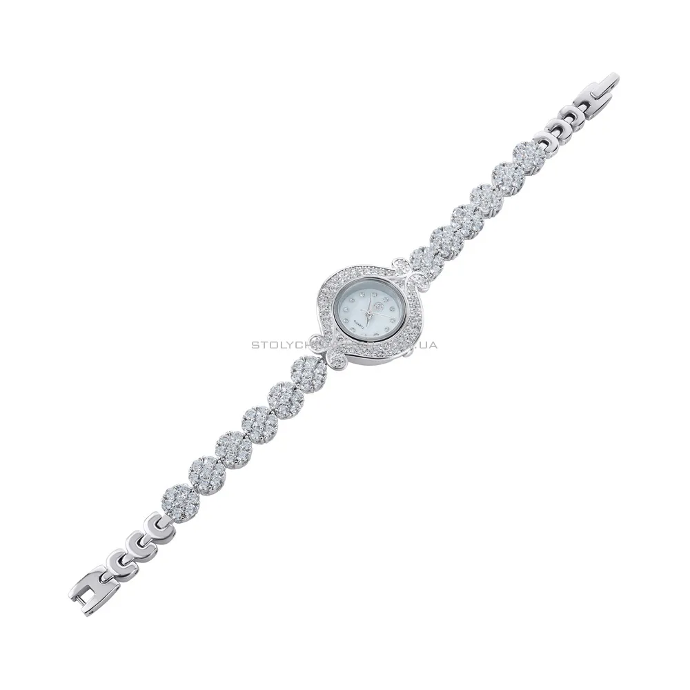 Срібний годинник з фіанітами (арт. 7526/232) - цена