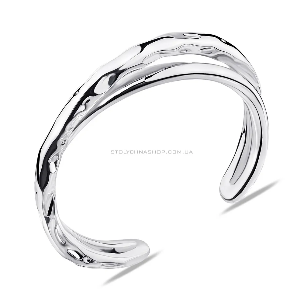 Безрозмірна каблучка зі срібла (арт. 7501/6204) - цена