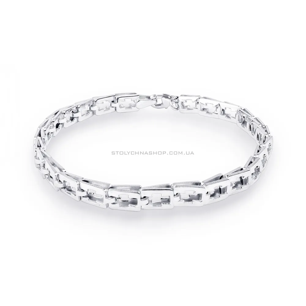 Срібний браслет (арт. 7509/3837) - цена