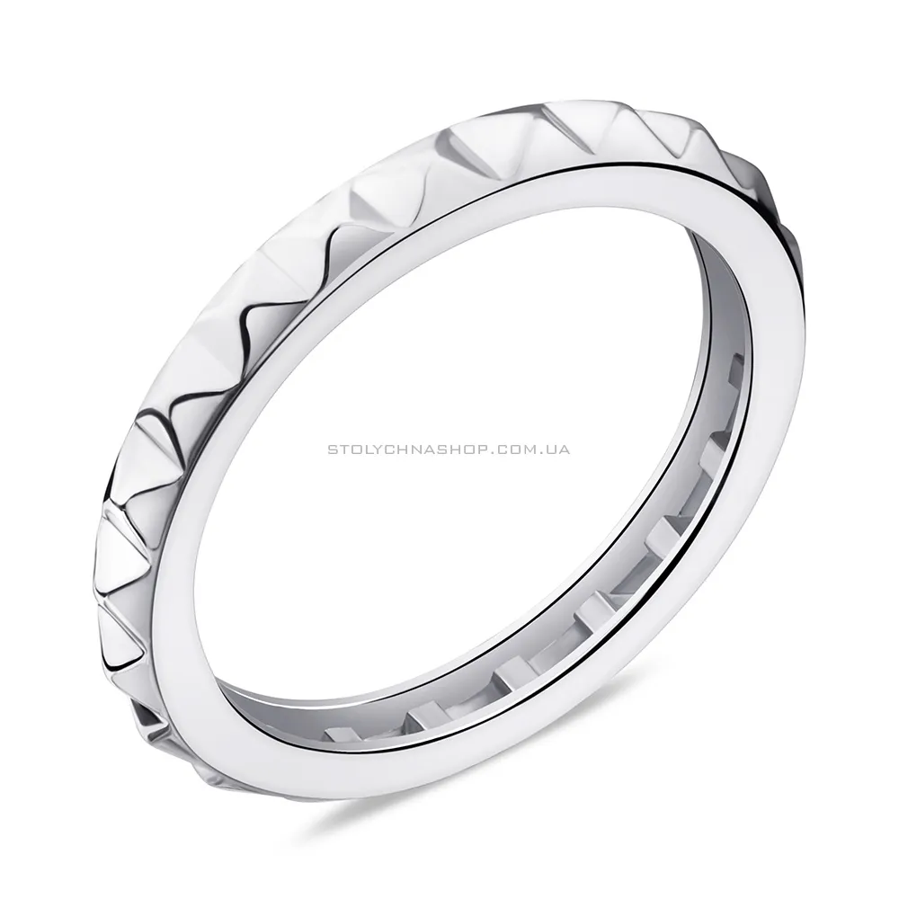Кольцо из серебра без камней (арт. 7501/6568) - цена