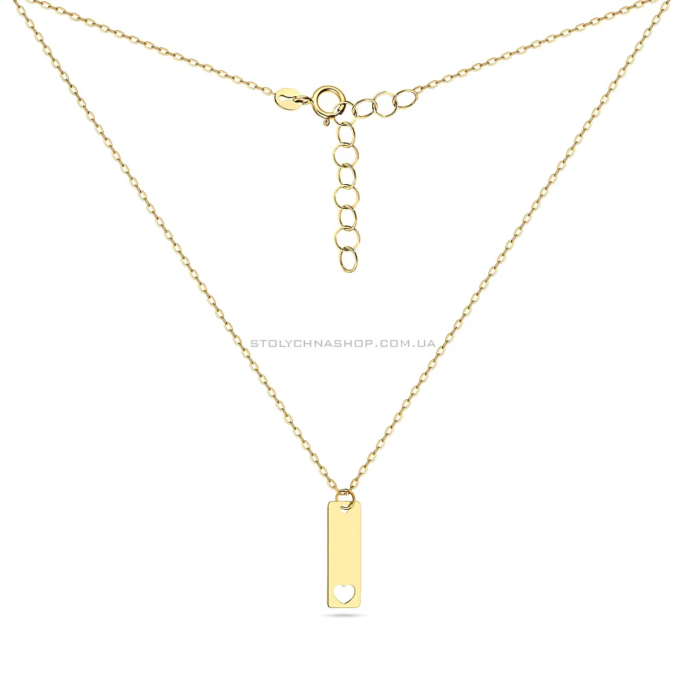 Золоте кольє Celebrity Chain в жовтому кольорі металу (арт. 352168ж) - 2 - цена