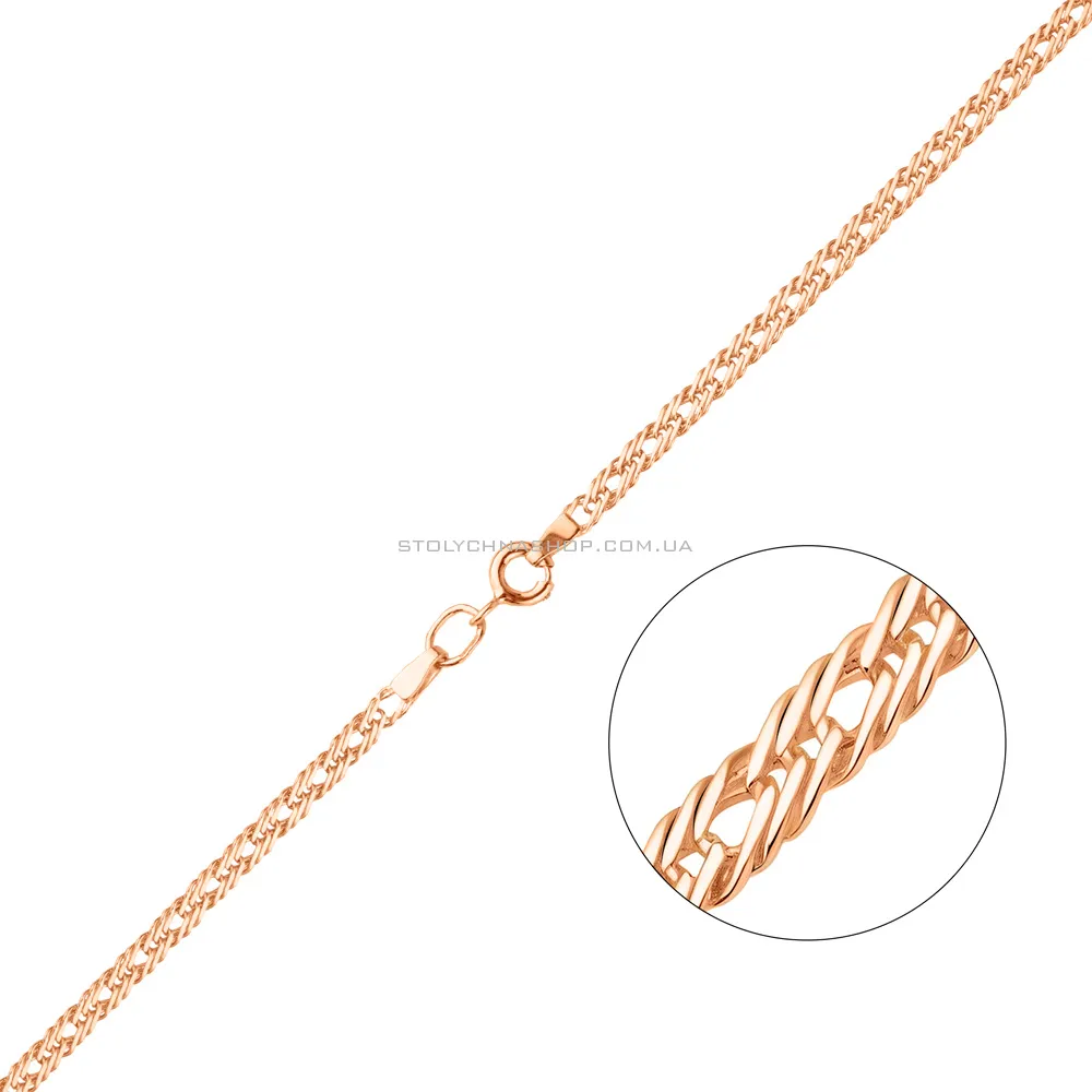 Золотий ланцюжок плетіння Ромб фантазійний (арт. ц3010906) - цена