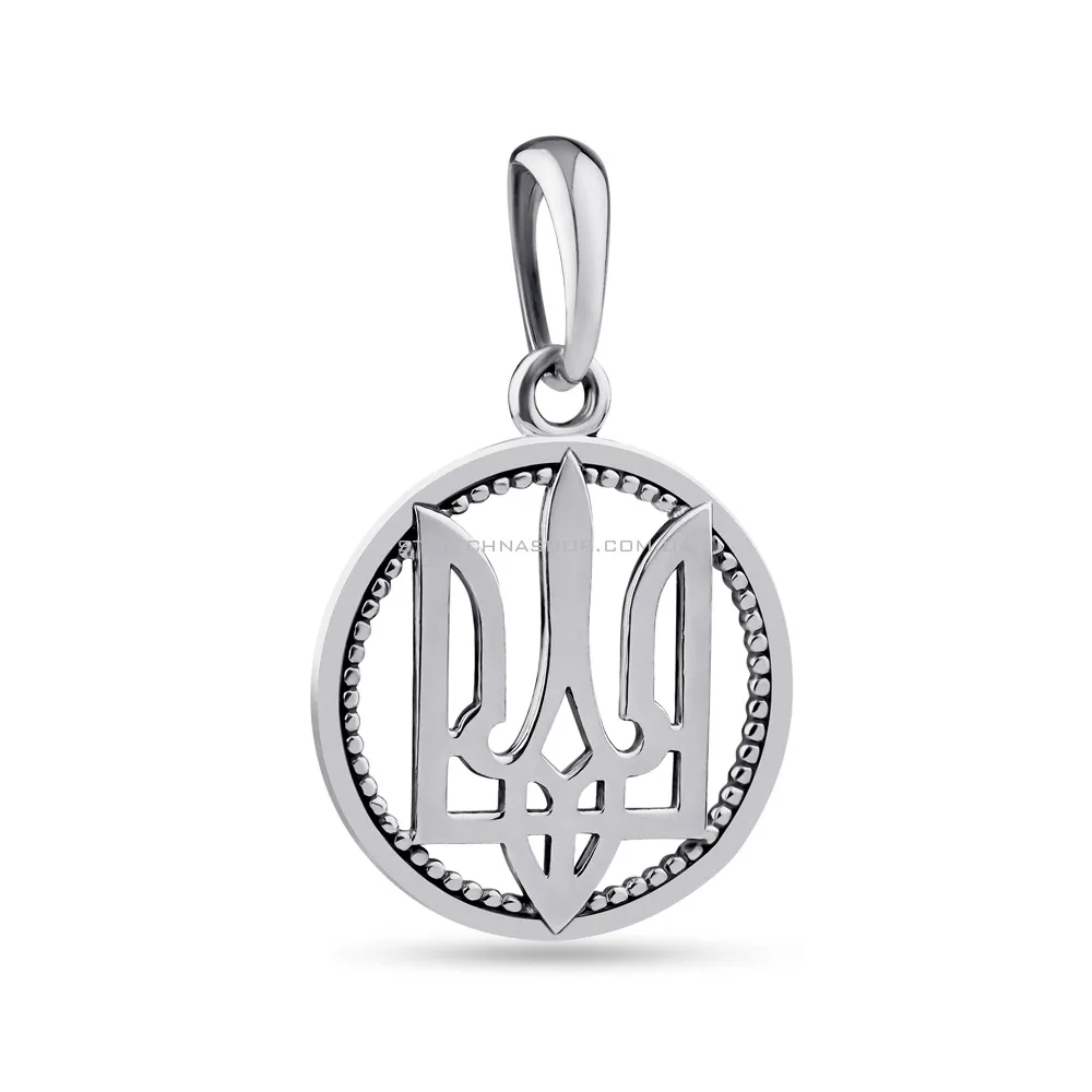 Срібний підвіс "Герб України" (арт. 7903/3100466) - цена